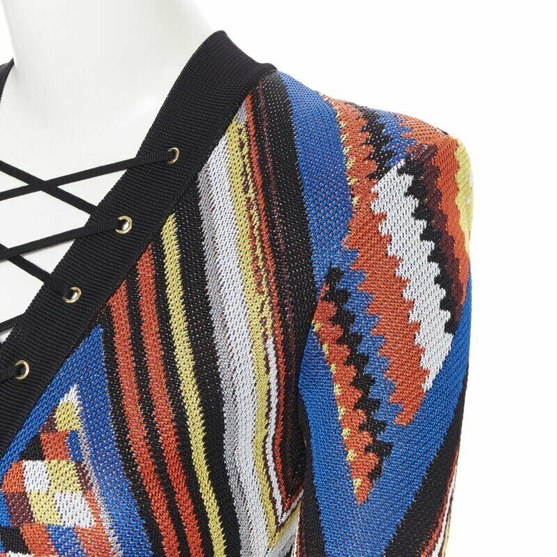 Balmain Tribal Knit Dress - Detail 2