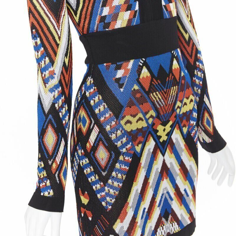 Balmain Tribal Knit Dress - Image 10