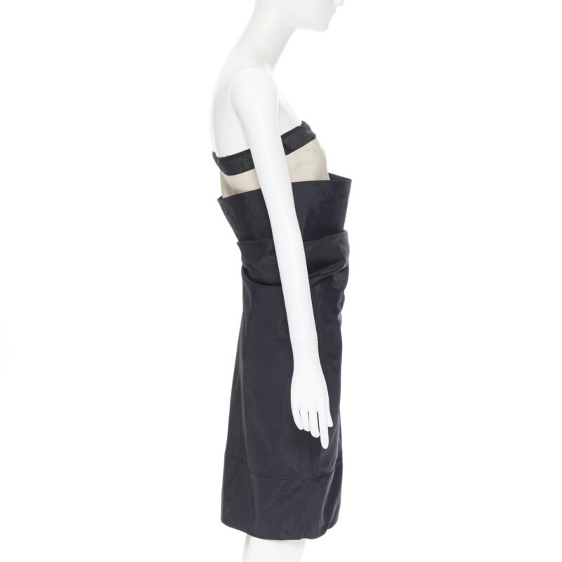 Helmut Lang Sash Asymmetric Dress - Side view