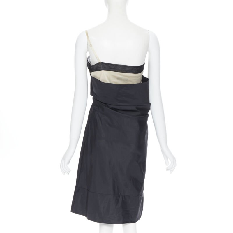Helmut Lang Sash Asymmetric Dress - Detail 1