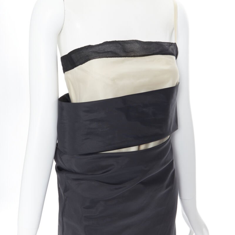 Helmut Lang Sash Asymmetric Dress - Image 10