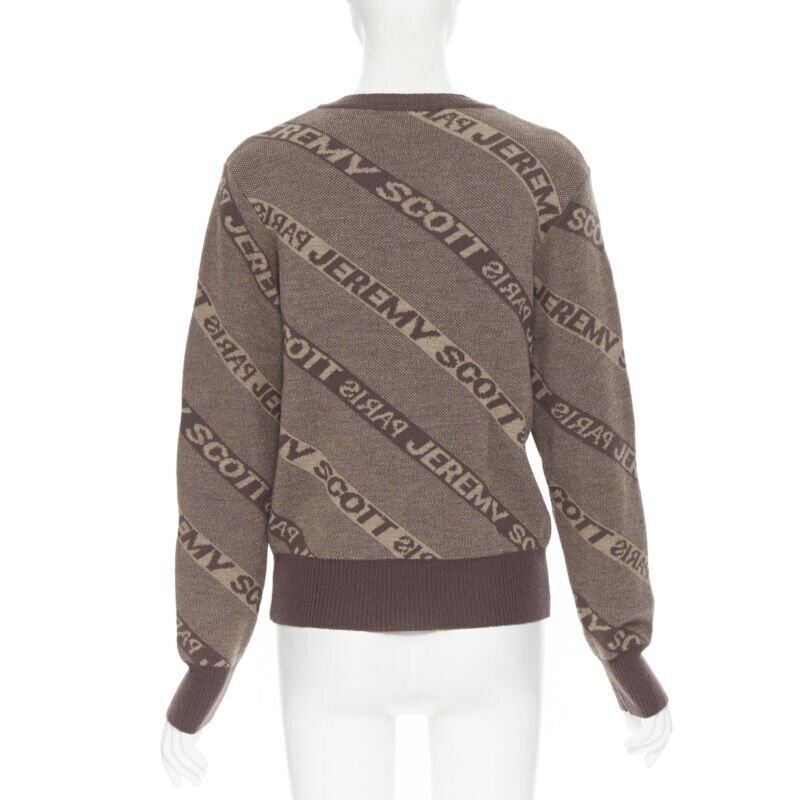 Jeremy Scott Logo Intarsia Sweater - Detail 1