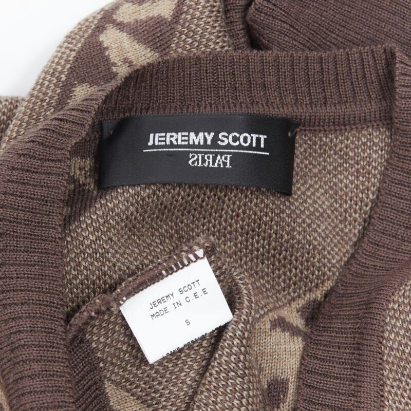 Jeremy Scott Logo Intarsia Sweater - Image 11