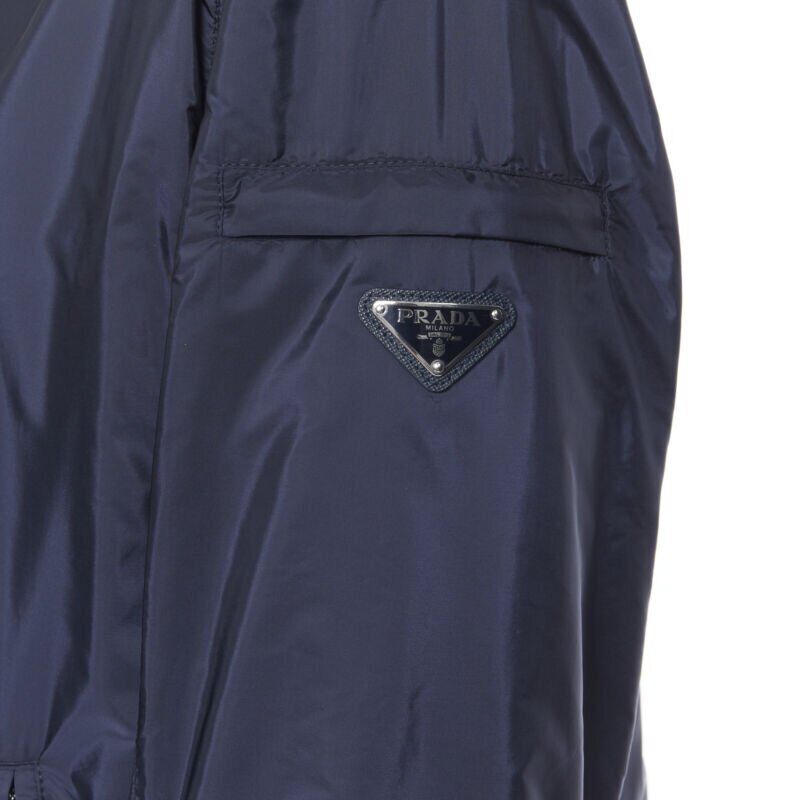 Prada Grey Shell Jacket - Back view