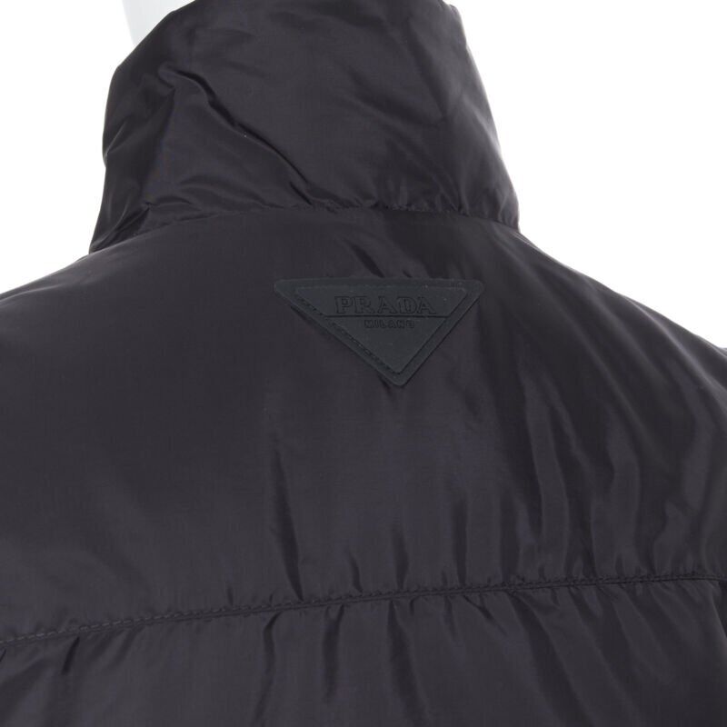 Prada Black Padded Jacket - Back view