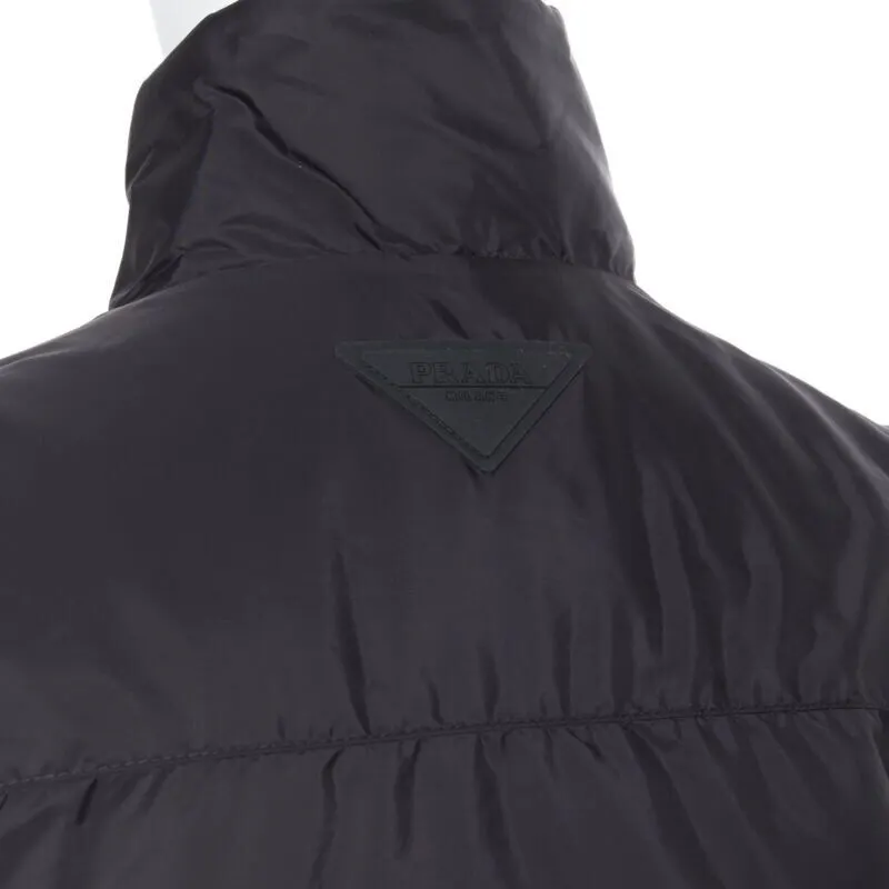 Prada Black Padded Jacket Black Never worn, with tag - Back View