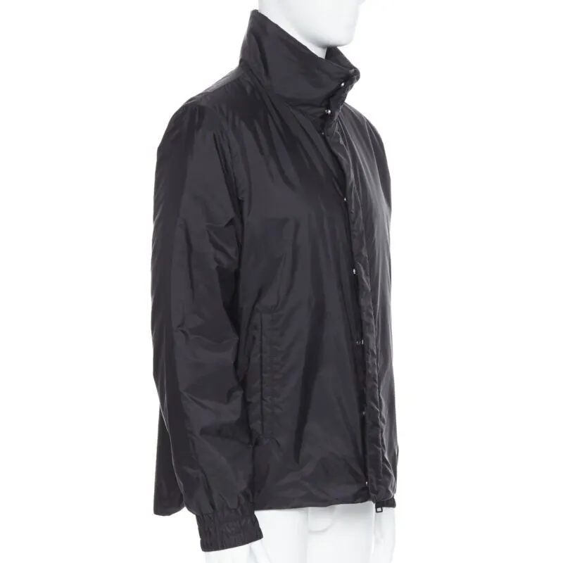 Prada Black Padded Jacket Black Never worn, with tag - Model View