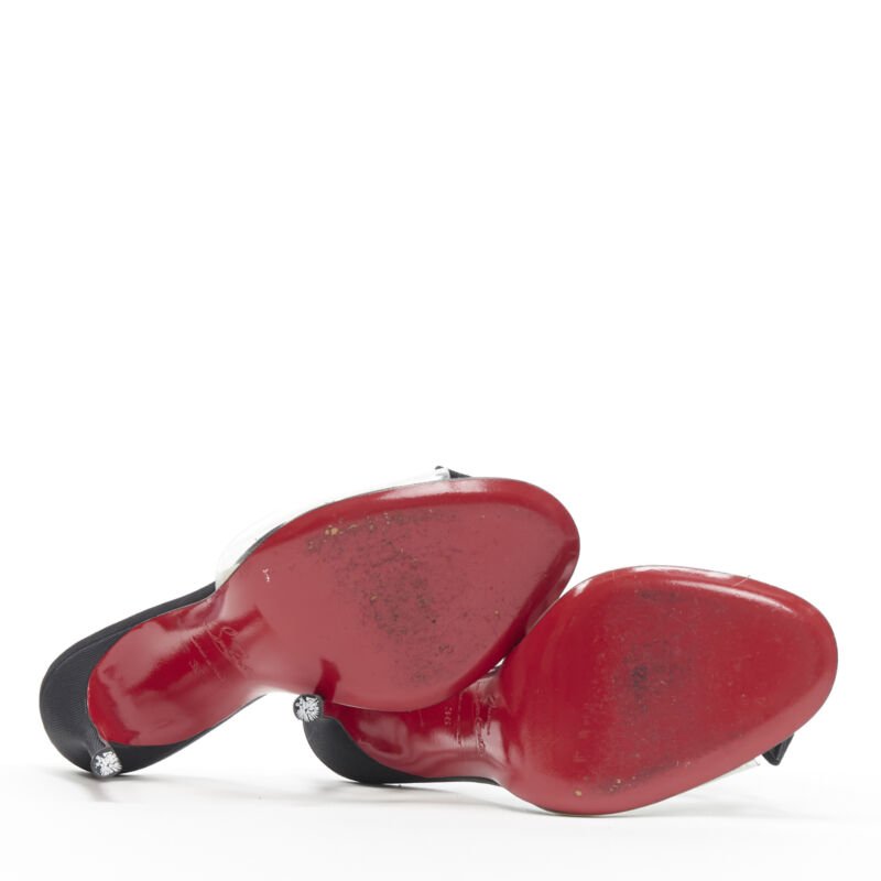 Christian Louboutin Grosgrain Strap Heels - Detail 1