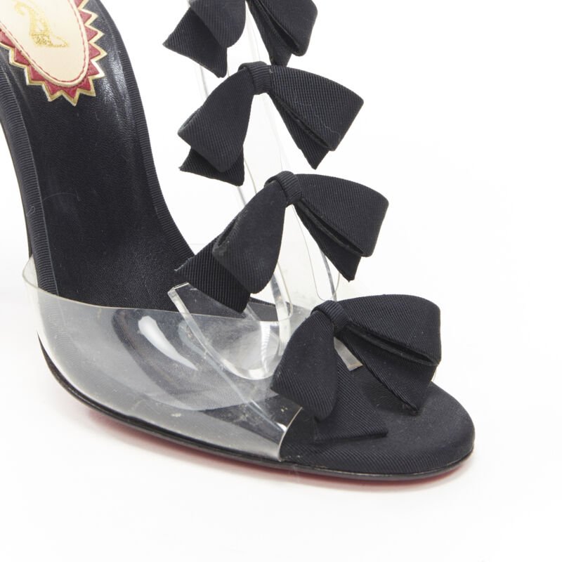 Christian Louboutin Grosgrain Strap Heels - Detail 2