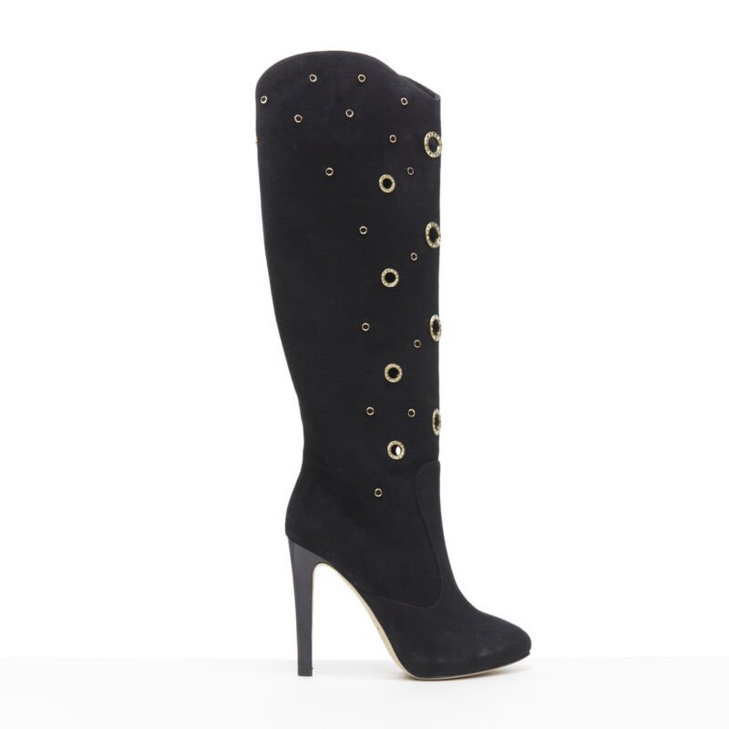 Giuseppe Zanotti Pantashoe Logo Heel Boots