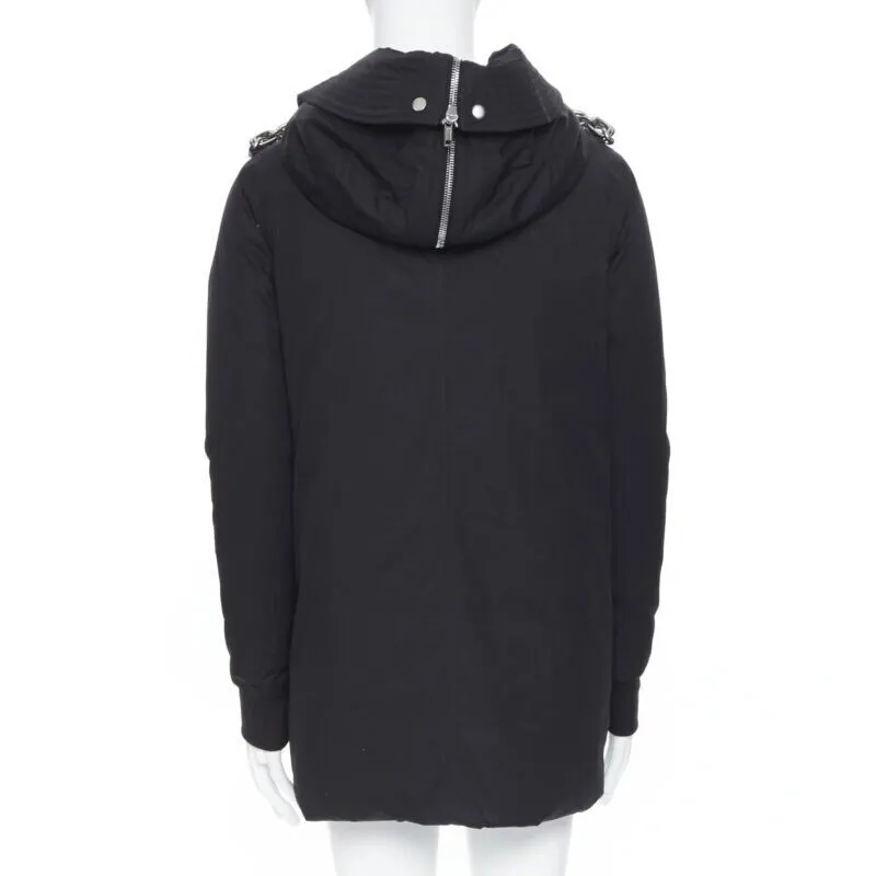 Rick Owens Chained Goose Puffer Black Cotton Never worn, with tag - Box View