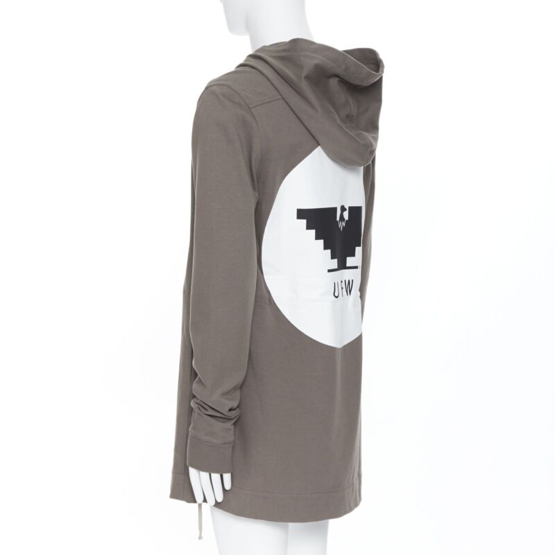 Rick Owens Zip Front Hoodie - Detail 1