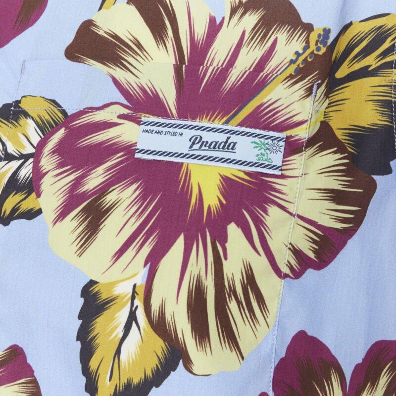 Prada Floral Camp Shirt - Back view