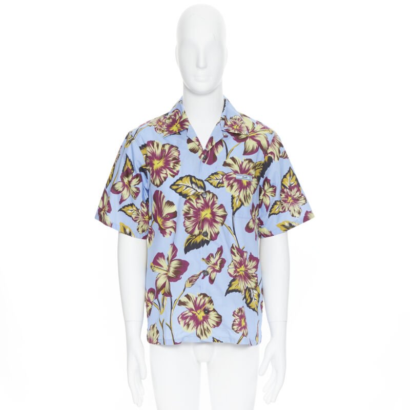 Prada Floral Camp Shirt - Image 6