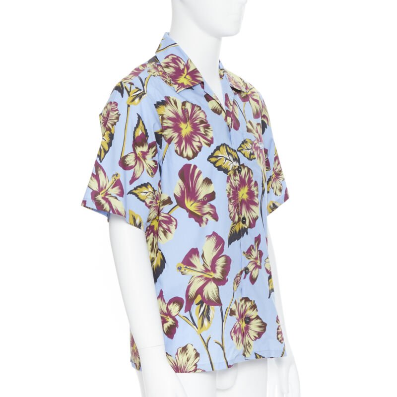 Prada Floral Camp Shirt - 4