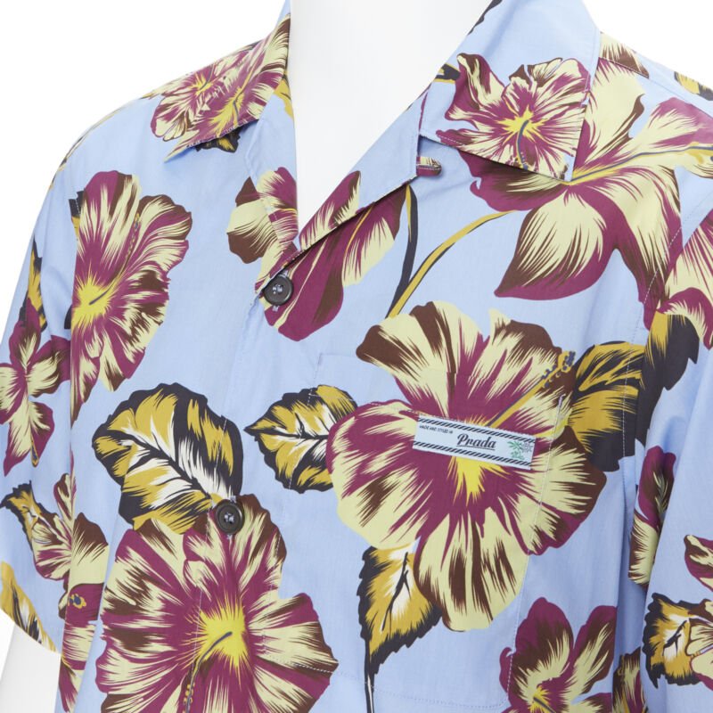 Prada Floral Camp Shirt - Image 10