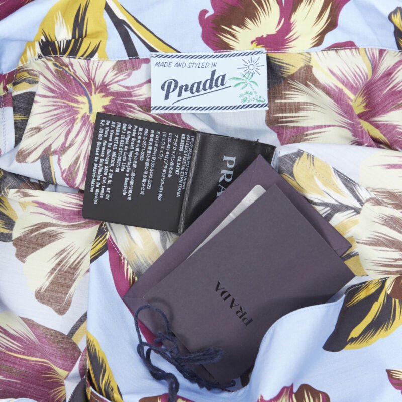 Prada Floral Camp Shirt - Image 12