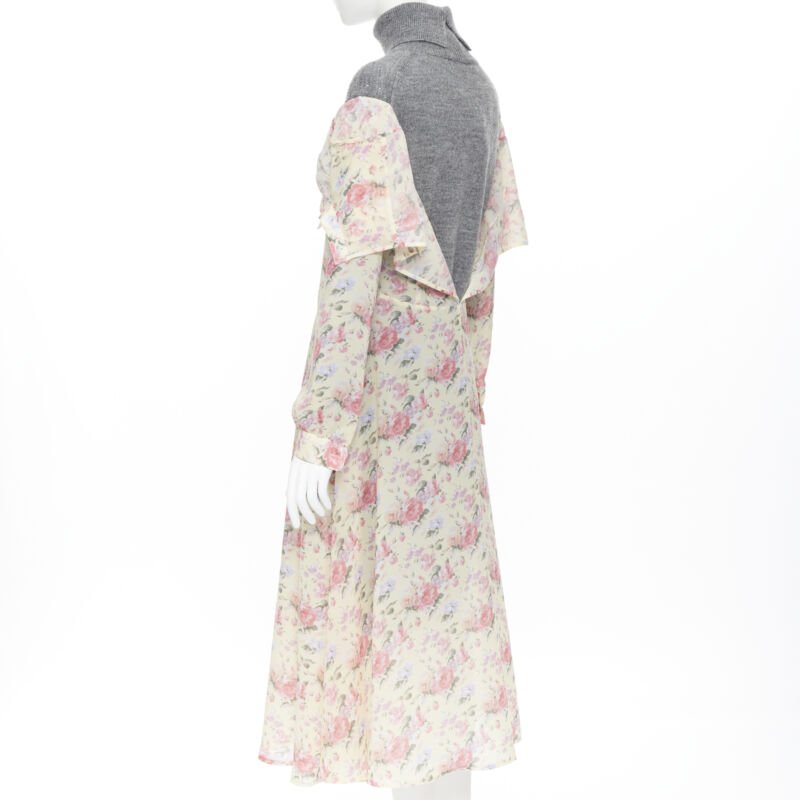 Junya Watanabe Turtleneck Floral Dress - Detail 2
