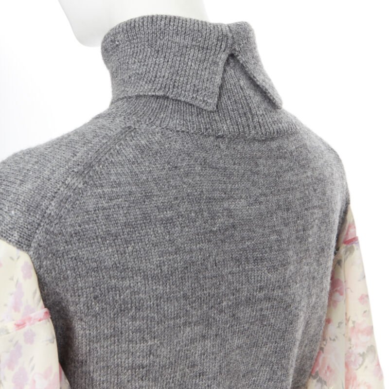 Junya Watanabe Turtleneck Floral Dress - Image 10