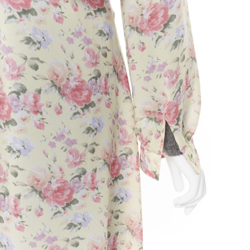 Junya Watanabe Turtleneck Floral Dress - Image 11