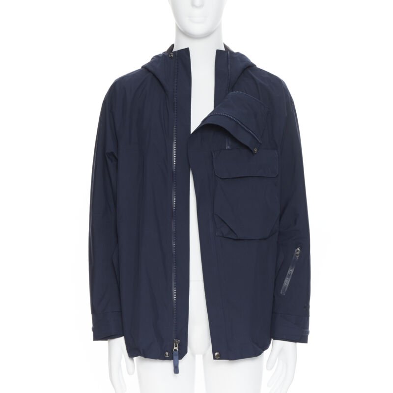 The North Face Blue Hood Windbreaker - Back view