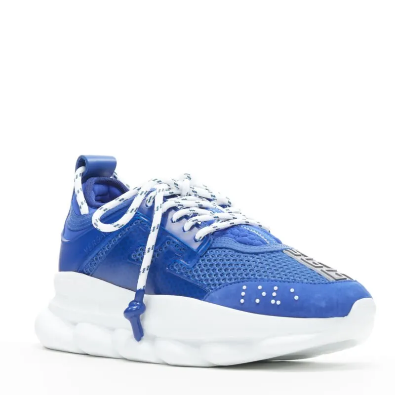 Versace Chain Reaction Shoes Blue Never worn - Back View