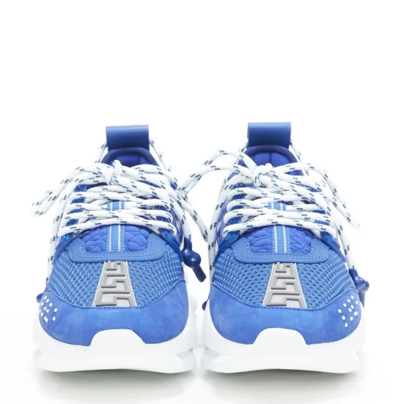 Versace Chain Reaction Shoes Blue Never worn - Inside View