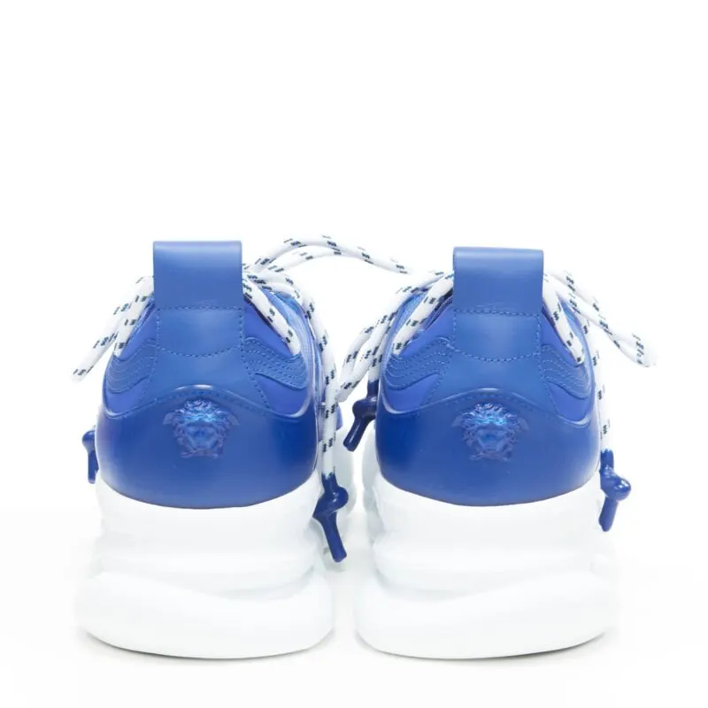 Versace Chain Reaction Shoes Blue Never worn - Box View