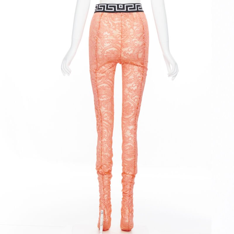 Versace Lace tights - Side view