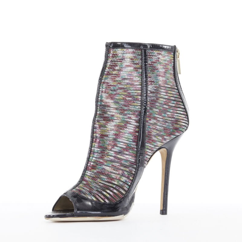 Jimmy Choo Pointy Curved Heel Booties - 4