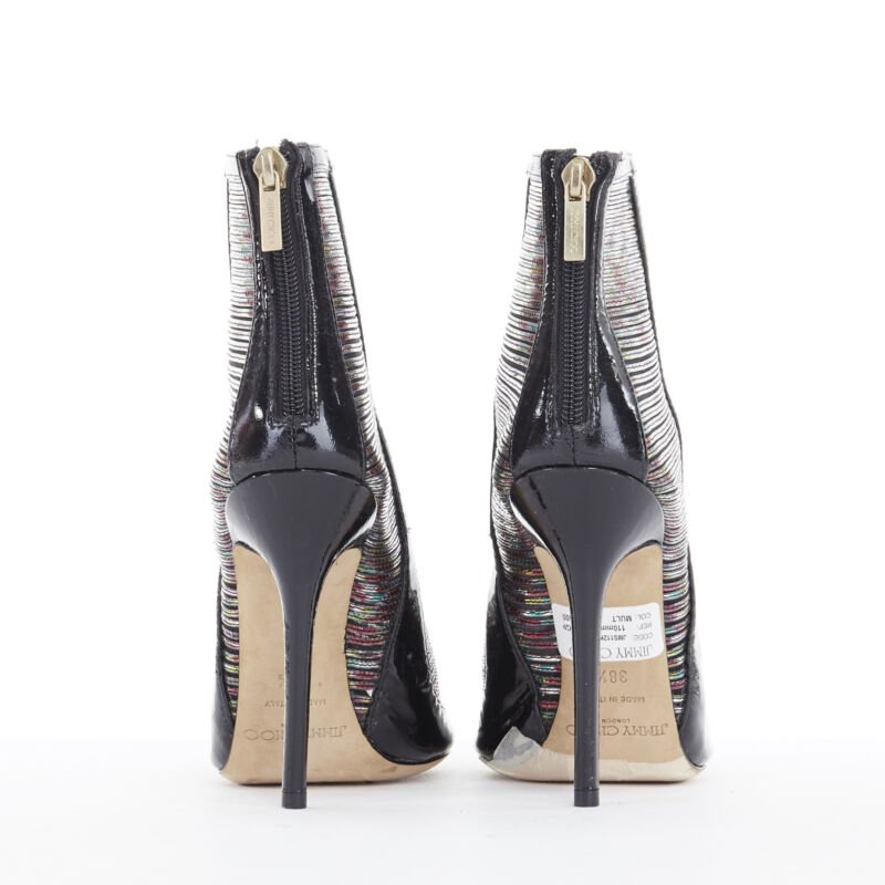 Jimmy Choo Pointy Curved Heel Booties - Side view