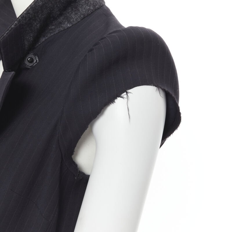 Maison Martin Margiela Deconstructed Shoulder Jacket - Back view