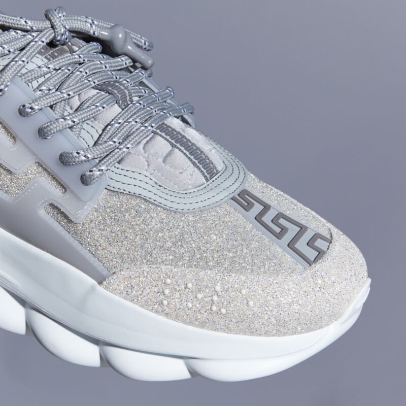 Versace Rhinestone Sneakers - Image 10