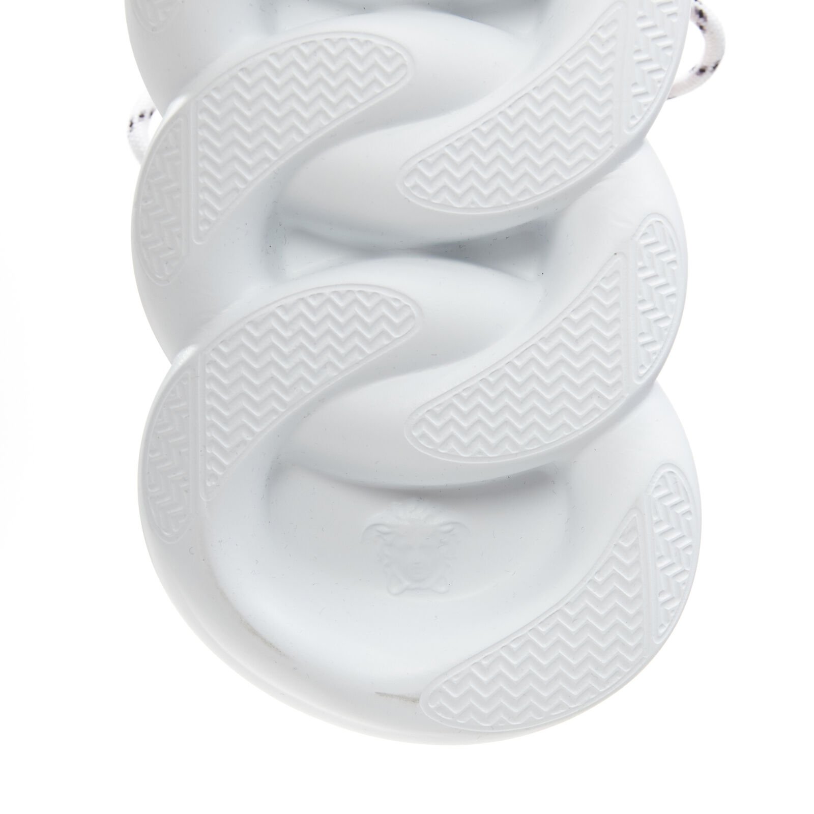 Versace Burgundy Spike Sneakers - Image 14