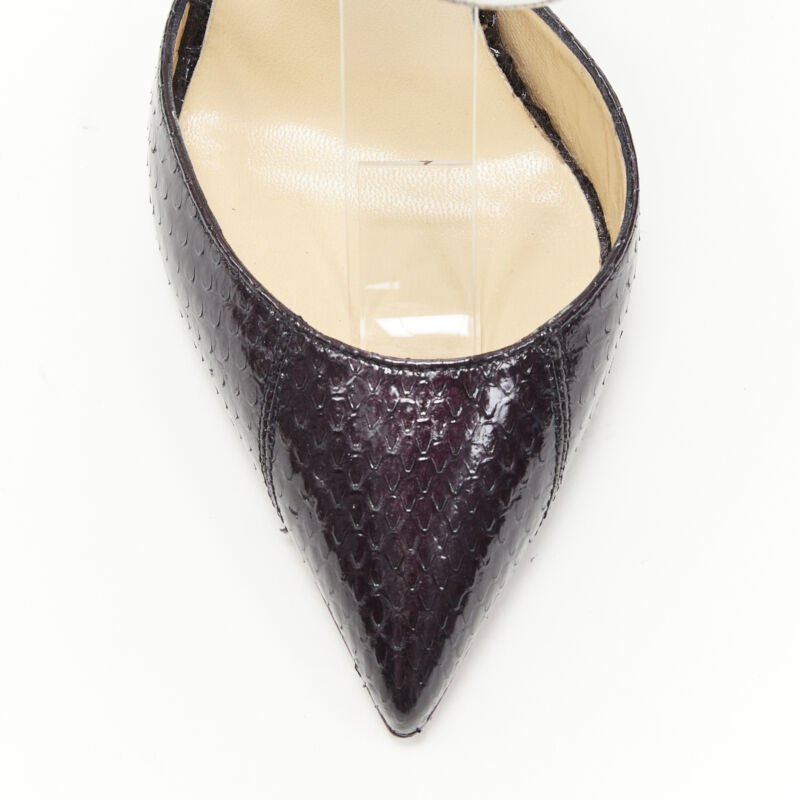 Christian Louboutin Metallic Cross Pumps - Detail 2