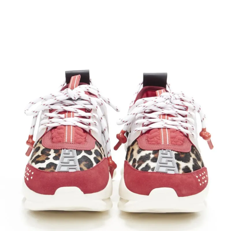 Versace Blowzy Chunky Sneakers Red Never worn - Inside View