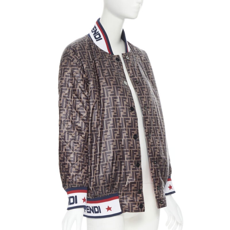 Fendi Colorblocked Silk Bomber - 4