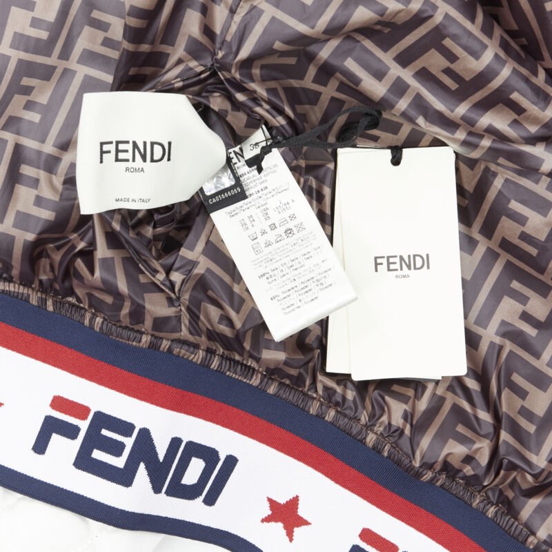 Fendi Colorblocked Silk Bomber - Image 14
