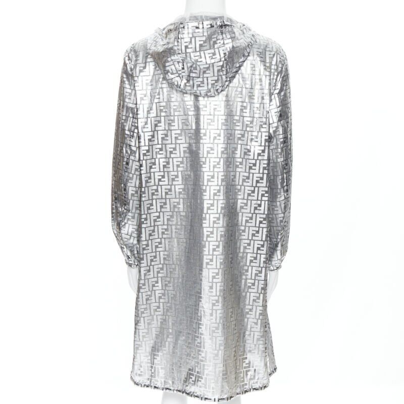 Fendi Silver Zucca Anorak - Side view