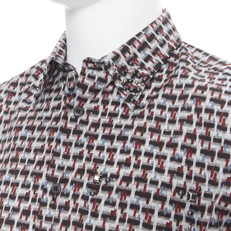 Prada Geometric Collar Shirt - Back view