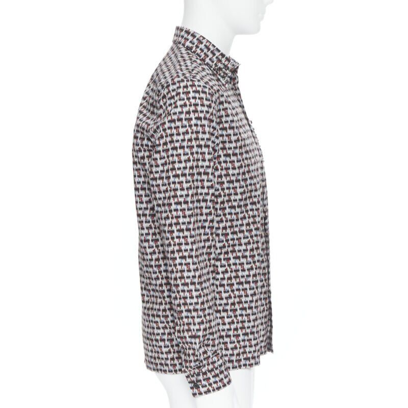 Prada Geometric Collar Shirt - 4