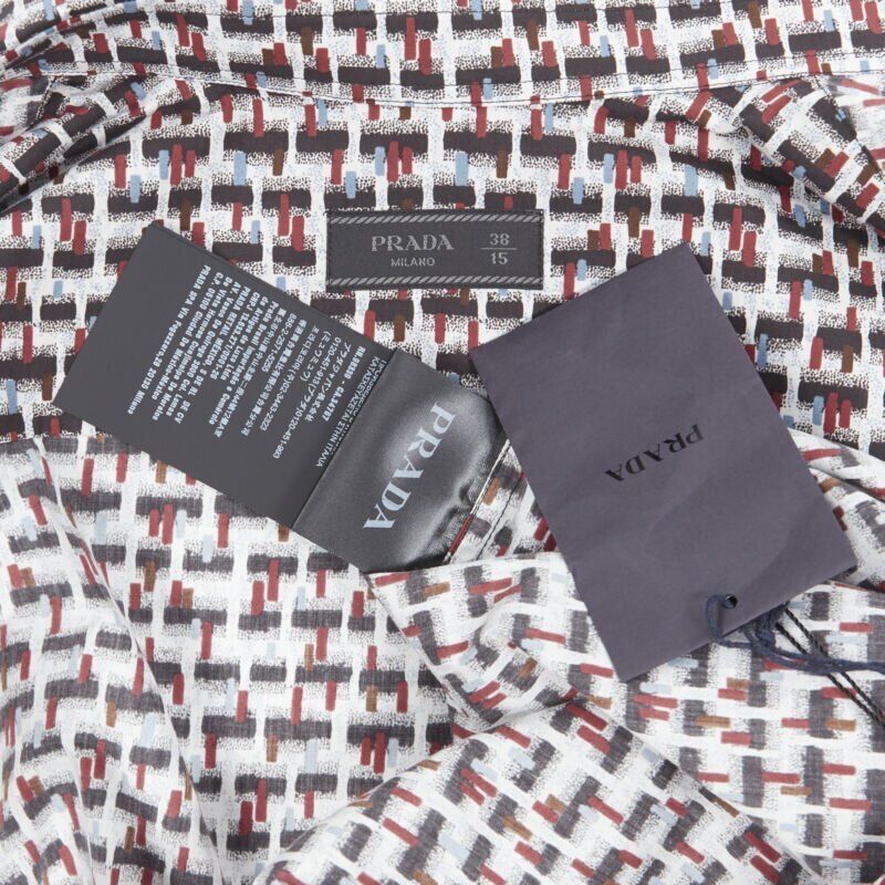 Prada Geometric Collar Shirt - Image 10