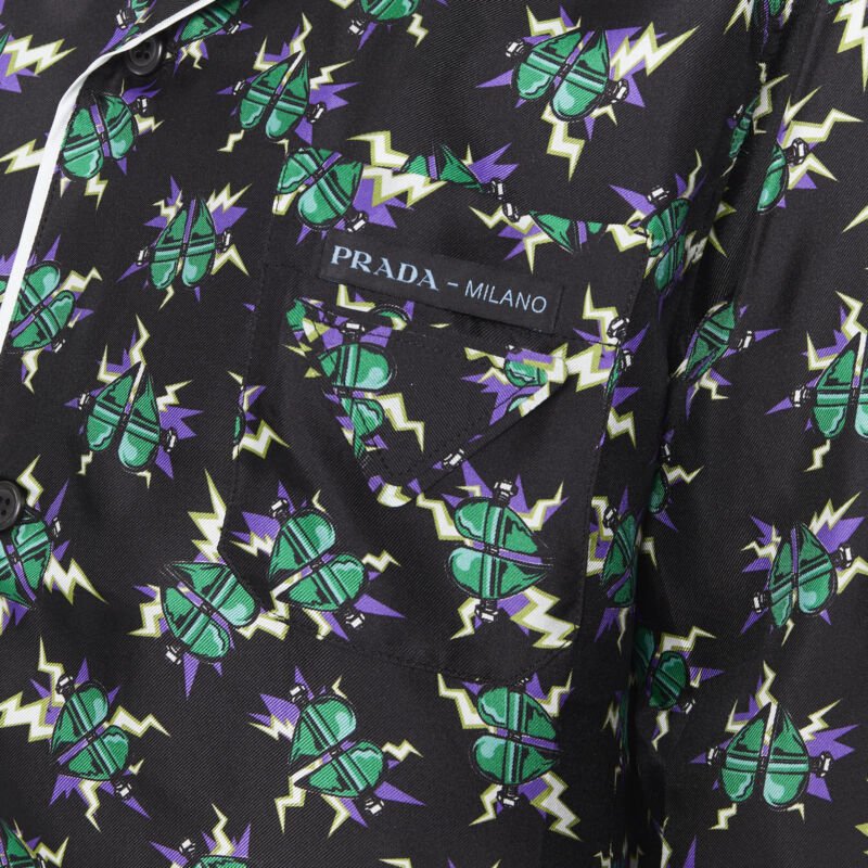 Prada Heart Print Shirt - Back view