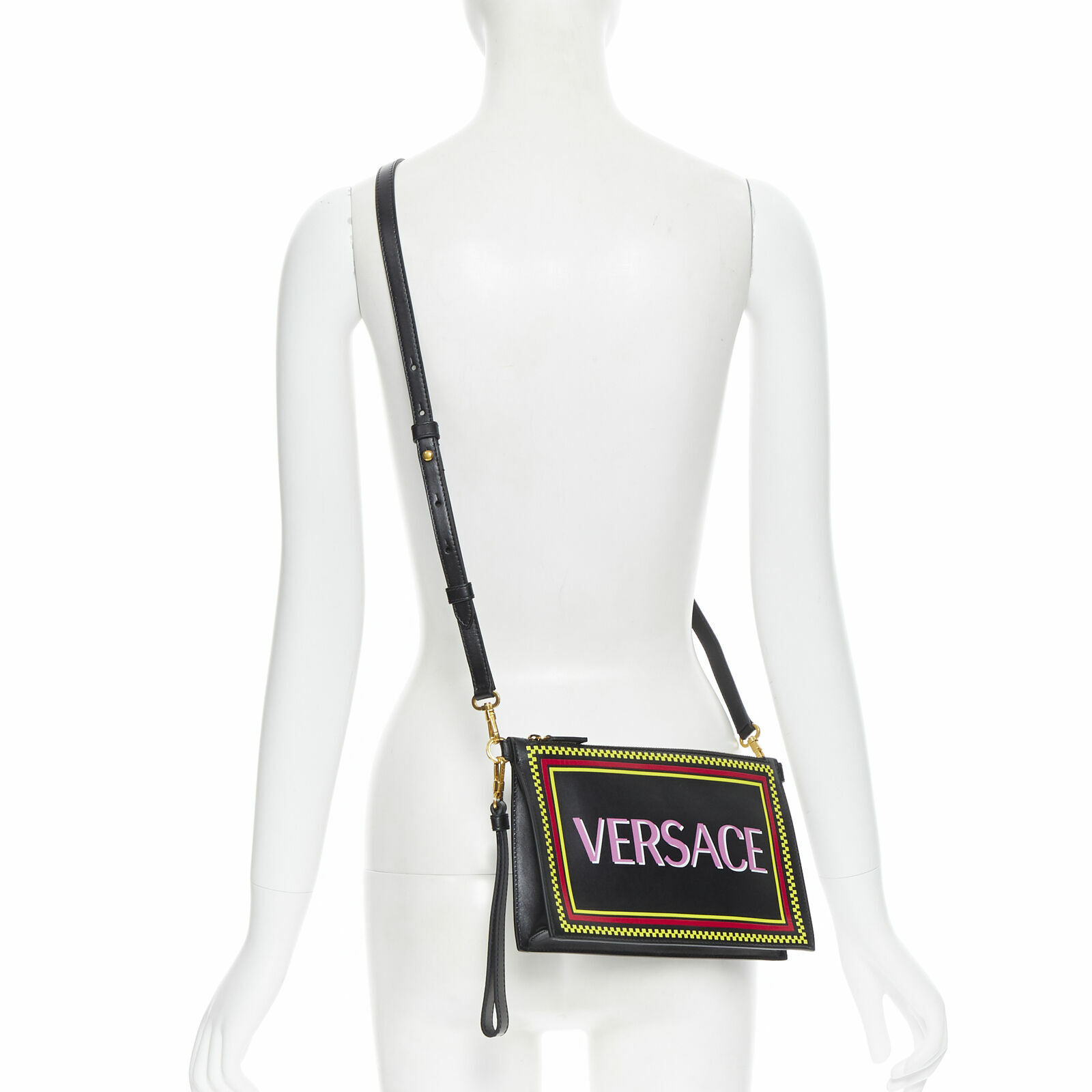 Versace Graphic Zip Pouch - Image 10