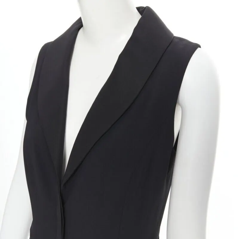 Brandon Maxwell Jumpsuit Black Silk Never worn, with tag - Back View