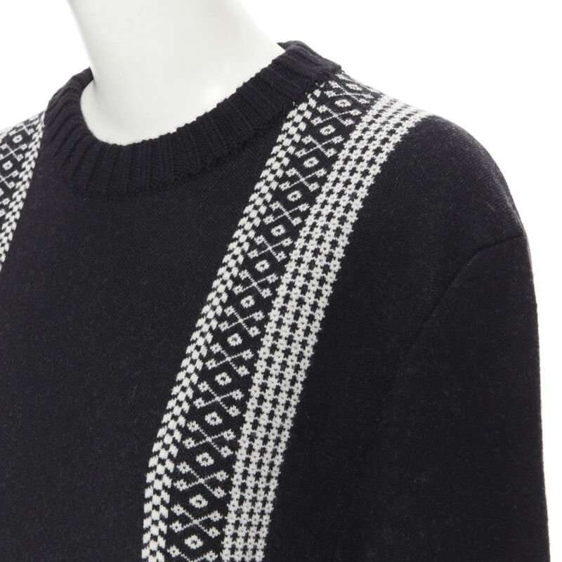 Chloe Intarsia Long Sweater - Detail 2