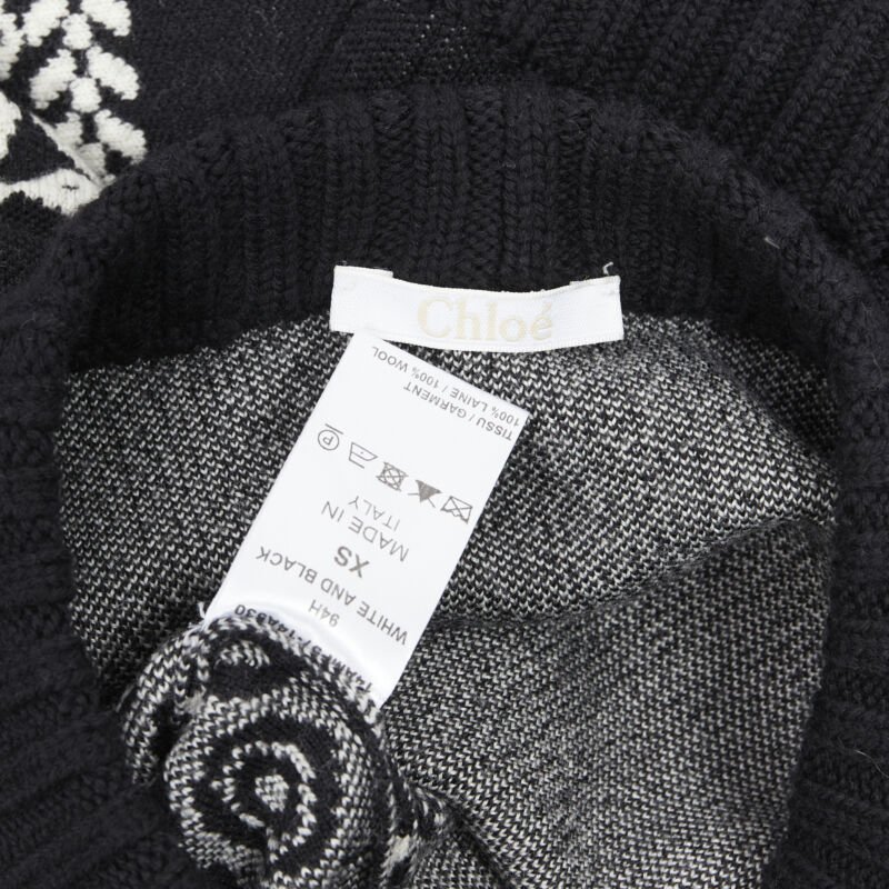 Chloe Intarsia Long Sweater - Image 11