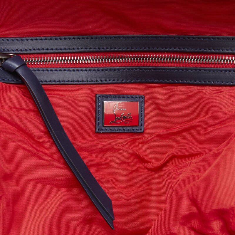 Christian Louboutin Check spike stud backpack - Image 14