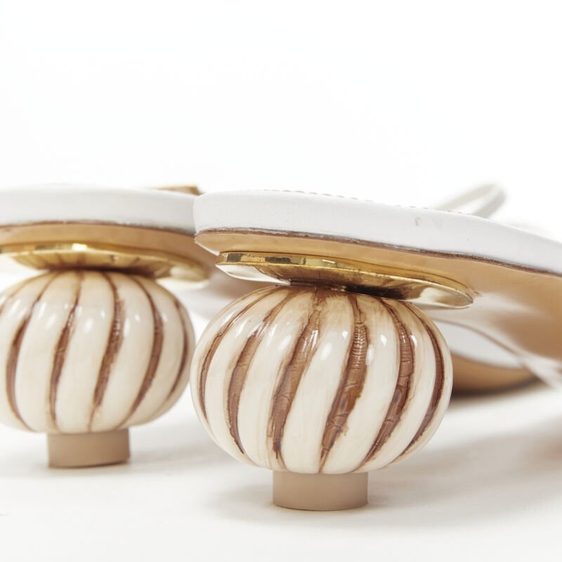 Jacquemus Decorative Heel Sandals - Back view