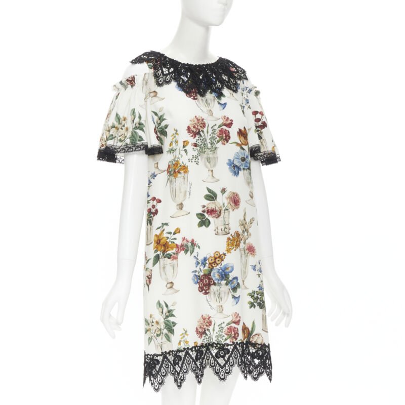 Dolce & Gabbana Vase Floral Dress - Back view